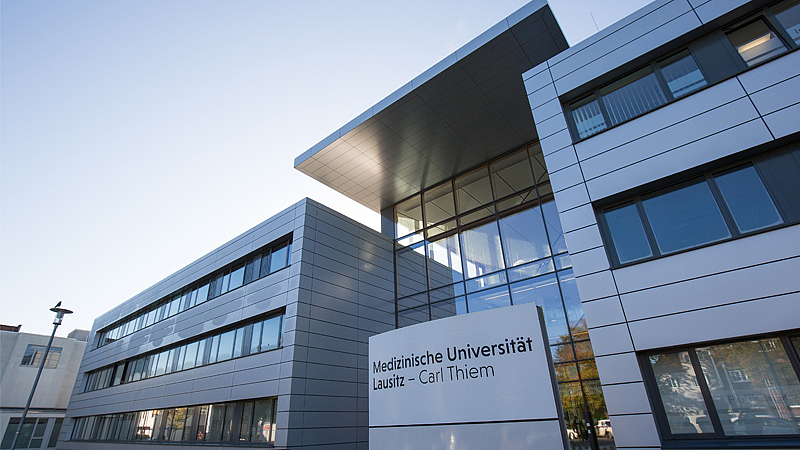 Eingangsbereich der MUL - CT | Foto: ©Medizinische Universität Lausitz - Carl Thiem