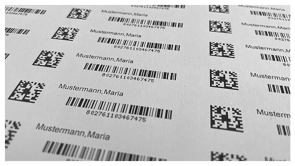 Muster-Barcodes | Foto: ©Landesärztekammer Brandenburg